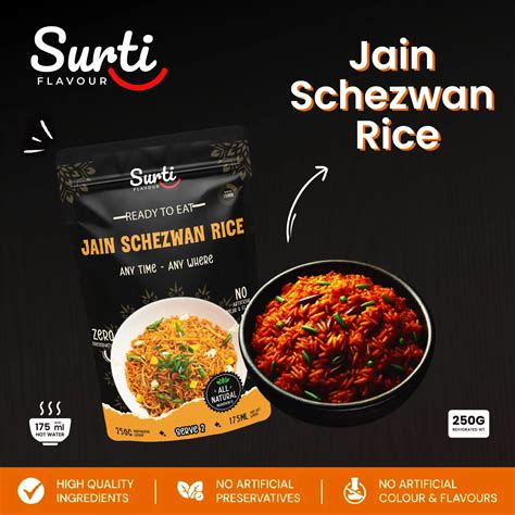 Surti Flavour Jain Schezwan Rice