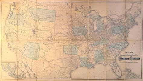 At Auction: [America]. "Colton's Intermediate Railroad Map of the ...