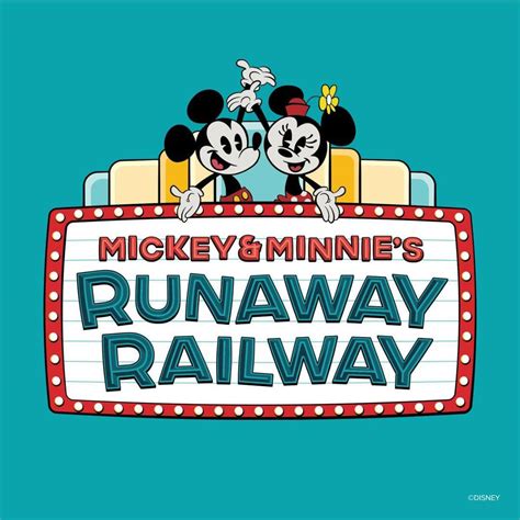 Mickey & Minnie's Runaway Railway Logo Revealed for Disneyland Version ...