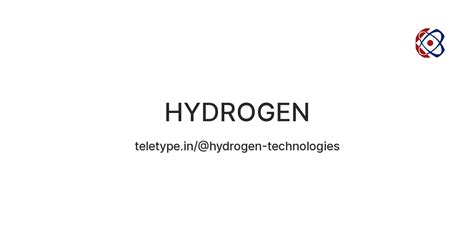HYDROGEN — Teletype