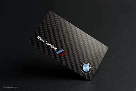 BMW Langley Carbon Fiber Business Card