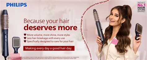 Philips India’s No.1 Hair Styling Brand 2-in-1 Airstyler ...