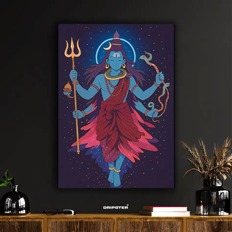 Shiva Cosmic Dance – Divine Energy Poster – Dripster