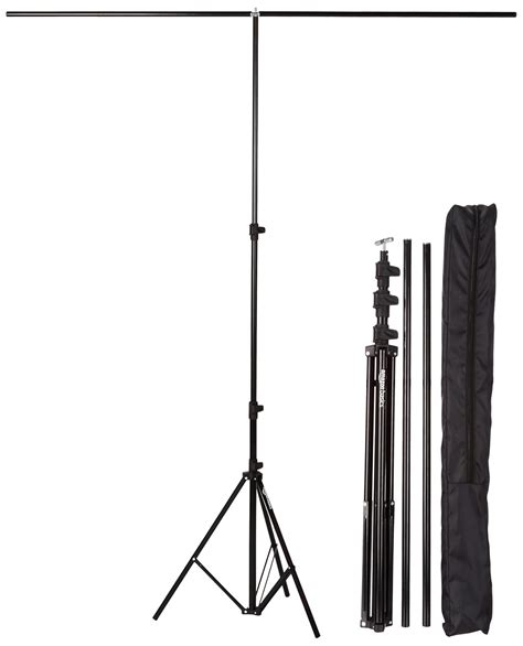 Amazon Basics T-Shape Backdrop Stand Adjustable Background Support ...