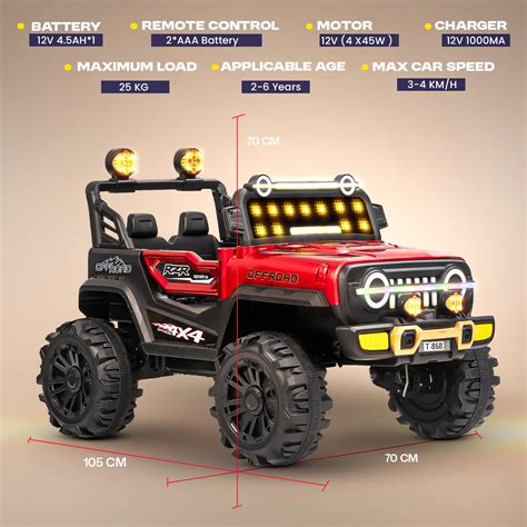Kids Electric Jeep Battery Powered Ride-On Jeep for Fun Adventures ...