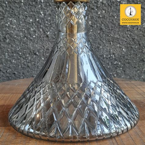 COCOYAYA King Series Kaldor Hookah Golden (Cut Glass Base) With Bag ...