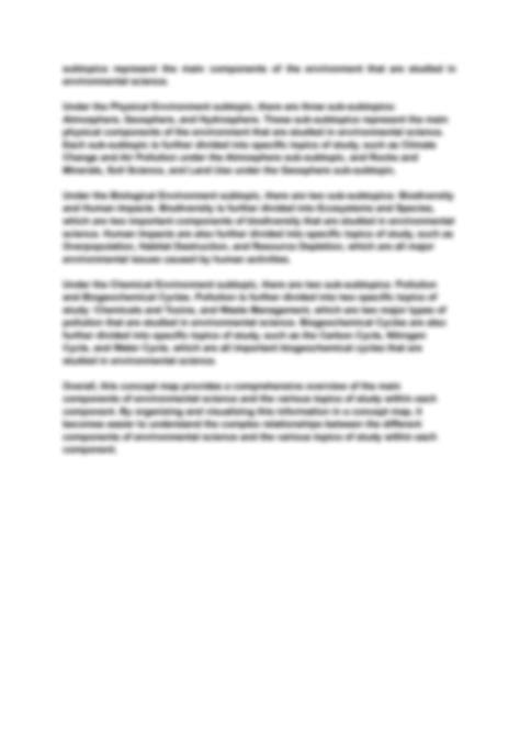 Environmental Science Concept Map 的图像结果