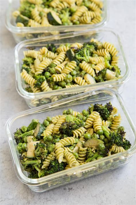 Arugula pesto pasta meal prep – Artofit