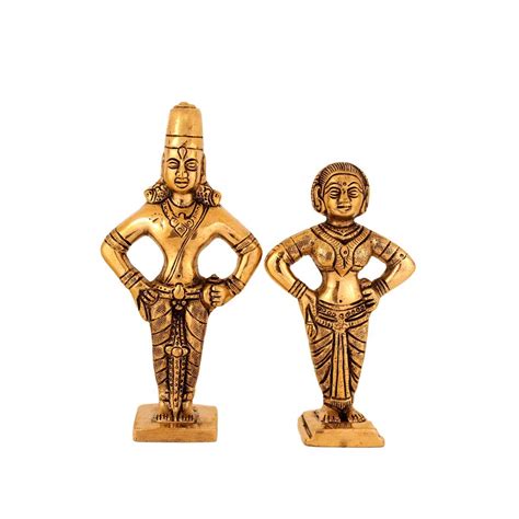 Buy Haristore Panduranga Rukmini - Brass Statue Online at Low Prices in ...