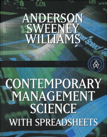 Buy Contemporary Management Science: With Spreadsheets Book Online at ...