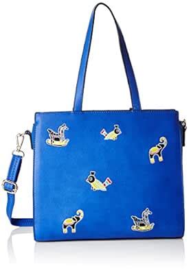 global desi Women's Satchel (R. Blue) : Amazon.in: Fashion