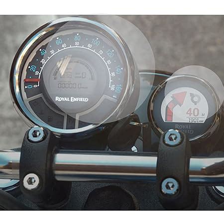 Vagary Speedometer Screen Protector/Scratch Guard For RE Bullet Meteor ...
