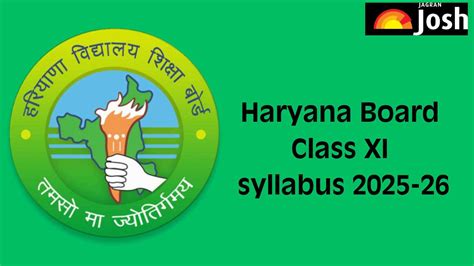 Haryana Board BSEH Class 11th Biotechnology Syllabus 2025, Download ...