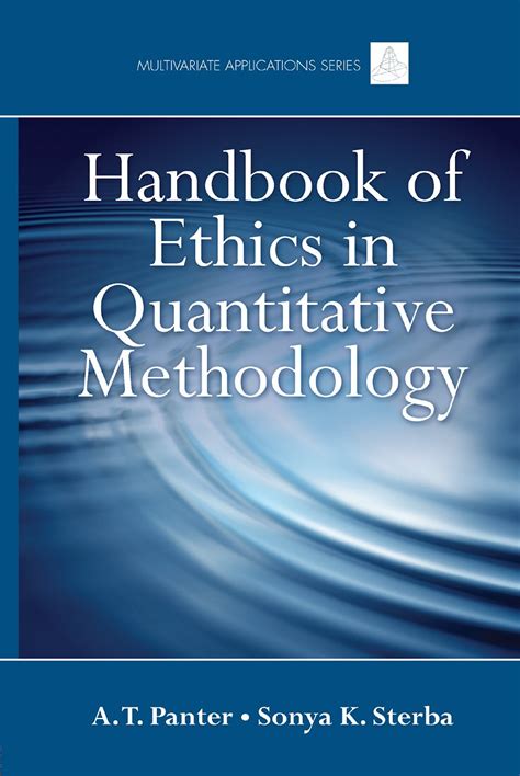 Handbook of Ethics in Quantitative Methodology (Multivariate ...