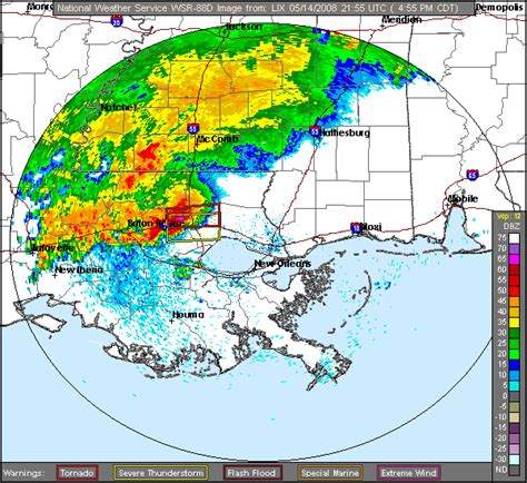 NWS LIX - May 14-16th 2008 Severe Weather page