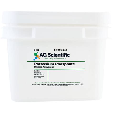 P-2885-5KG - Potassium Phosphate, Dibasic, Anhydrous, 5 KG