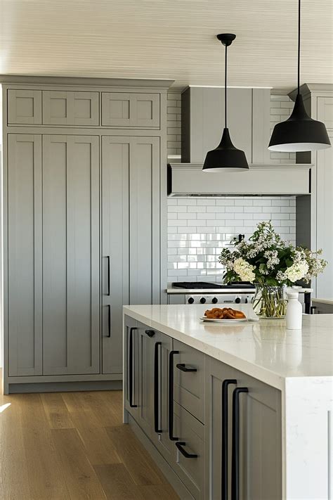 54 Trendy Gray Kitchen Cabinets Design Ideas