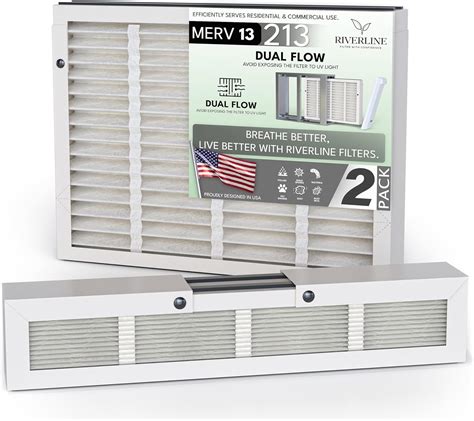 2 Pack Riverline Filter Replacement for AprilAire 213, Whole House Air ...