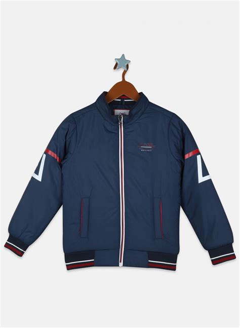Buy Boys Navy Blue Solid Jacket Online in India - Monte Carlo