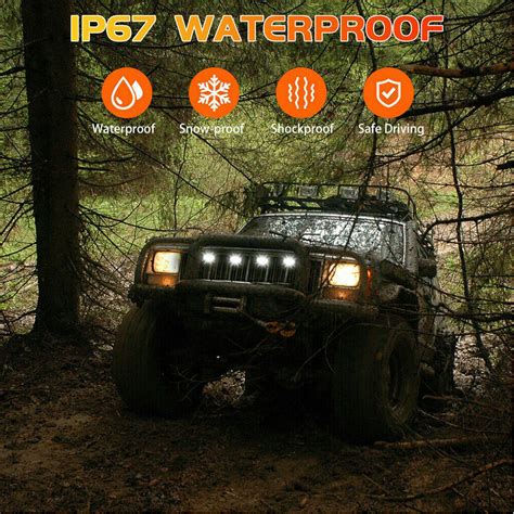 Smoked Front Grille White LED Lights Kit For Toyota | Ubuy India