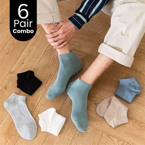 6-Pair Solid Color Socks Combo – LightStep Edition – Warriorworld