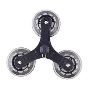 SAZ DEKOR® 2X Stair Climbing Wheels Triangle Accessories Wear Resistant ...