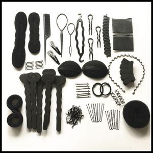 DALUCI 20 Pcs Hair Styling Accessories Kit Set Bun Maker Hair Braid ...