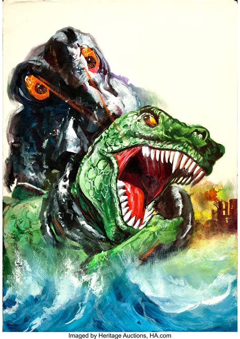 Godzilla vs. the Smog Monster by Franco Picchioni (Titanus, 1972 ...
