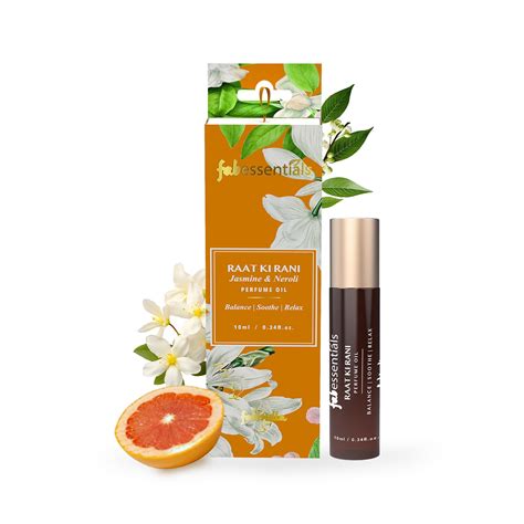 Buy Fabessentials Jasmine & Neroli Perfume Oil - 10ml | Raat Ki Rani ...