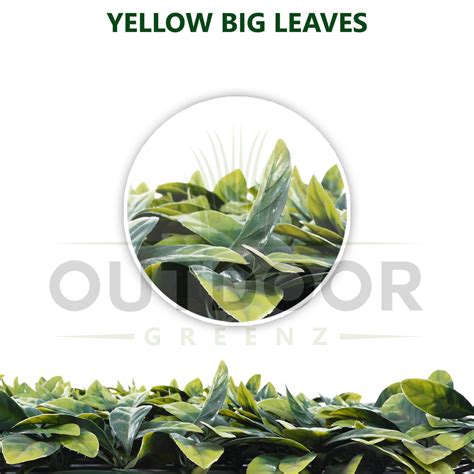 Buy Twin Shade Lush Green Leaves Artificial Vertical Garden - UrbanCart