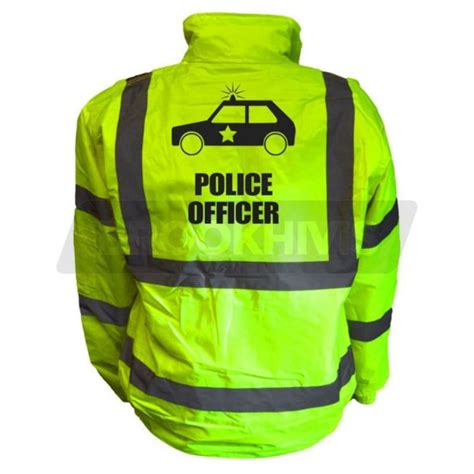 Buy Kids Fun POLICE OFFICER Hi Viz Vis Bomber Jacket Childs Online in ...