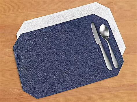 Peasant Mats™ Placemats - Navy S-25626NB - Uline