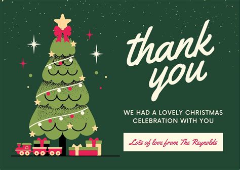 Christmas Thank You Notes Printable | FREE Printable HQ