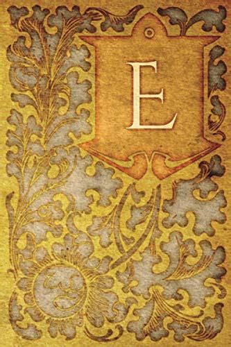 Buy Monogram E Journal: Blank Notebook Diary Log (Monogram Nouveauone ...