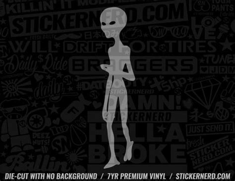 Alien Sticker Design 的图像结果