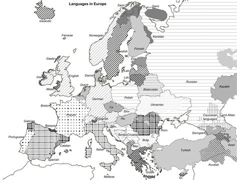 Linguistic Maps Of Europe | Languages Of Europe