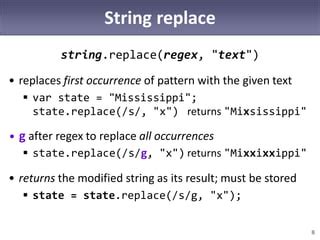 Image result for Add String Variable to Regex JavaScript