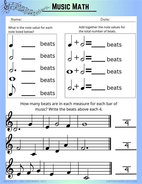 Image result for Music Math Multiplication Worksheets