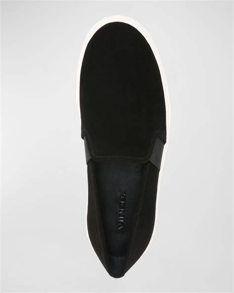 Vince Blair Suede Slip-On Sneakers | Neiman Marcus