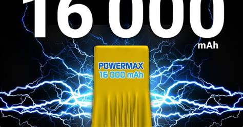 World's First 16000mAh Battery Smartphone Energizer Power Max P16K Pro ...
