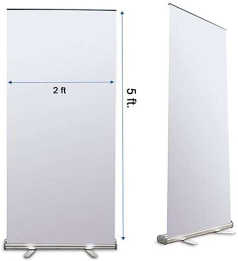 flmas Roll Up Standee 6*2 F with Bag Card Display Stand (82 cm Wide ...