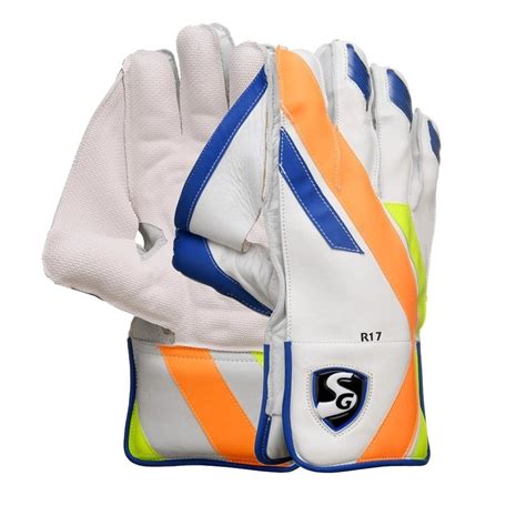 SG R 17 Wicket Keeping Gloves (Multi-Color) W.K. Gloves – TeamSG
