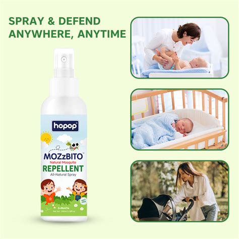 Buy Hopop Natural Mosquito Repellent Spray for Babies - 100ml | hopop ...
