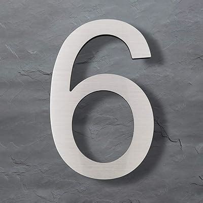 Buy Modern House Numbers-5 Inch Solid Stainless Steel Street Address ...