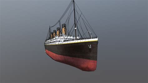RMS Titanic - Download Free 3D model by Union (@krprom) [f0a6aa6 ...