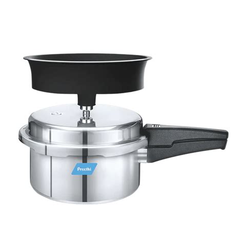 Preethi Induction Base Aluminium Outer Lid Pressure Cooker, 3 Litres ...