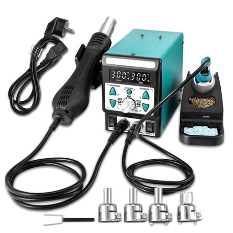 Probots YIHUA 899D II 2-in-1 Smart Hot Air Gun Soldering Iron Rework ...