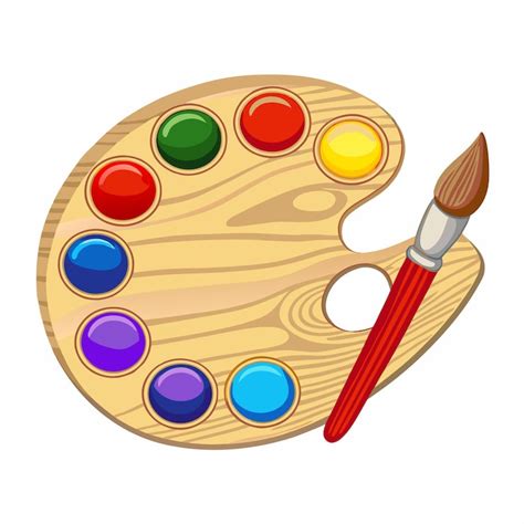 Paint palette clipart Vectors - Download Free High-Quality Vectors from ...