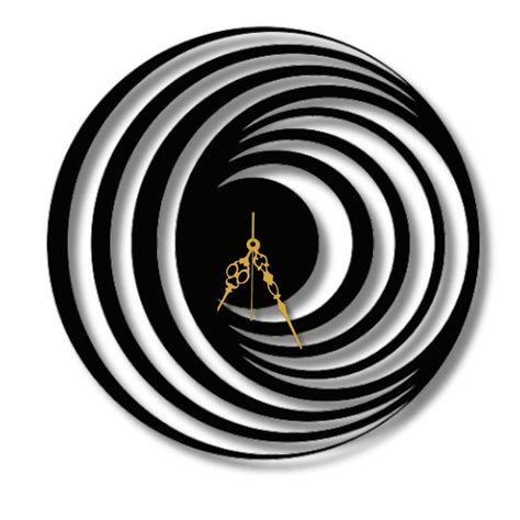 🌀 Hypnotic Swirl Clock – GOODLUCK CLOCKS