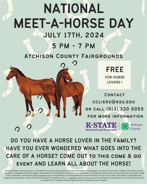 National Meet-A-Horse Day - Visit Atchison
